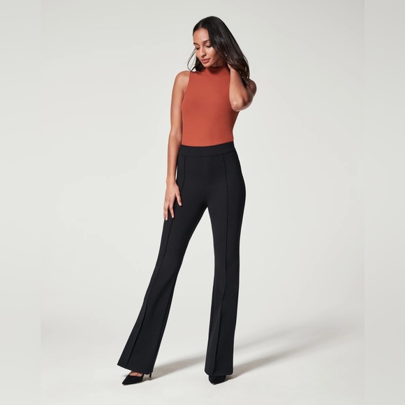 SPANX The Perfect Pant Hi-Rise Flare 20252R Black Size L - Picture 5 of 10